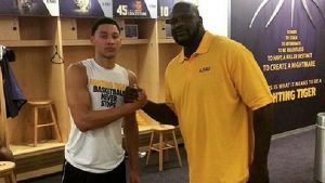 Shaq's been in Simmons' corner since his days at LSU .